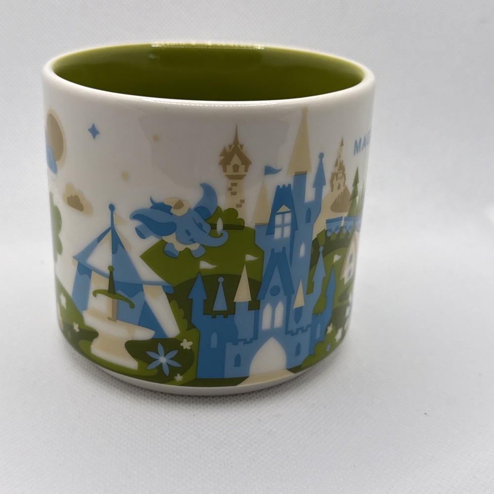 Starbucks Disney Parks Magic Kingdom You Are Here Mug Coffee Tea 3" 14 Fl Oz‎ - Picture 2 of 7